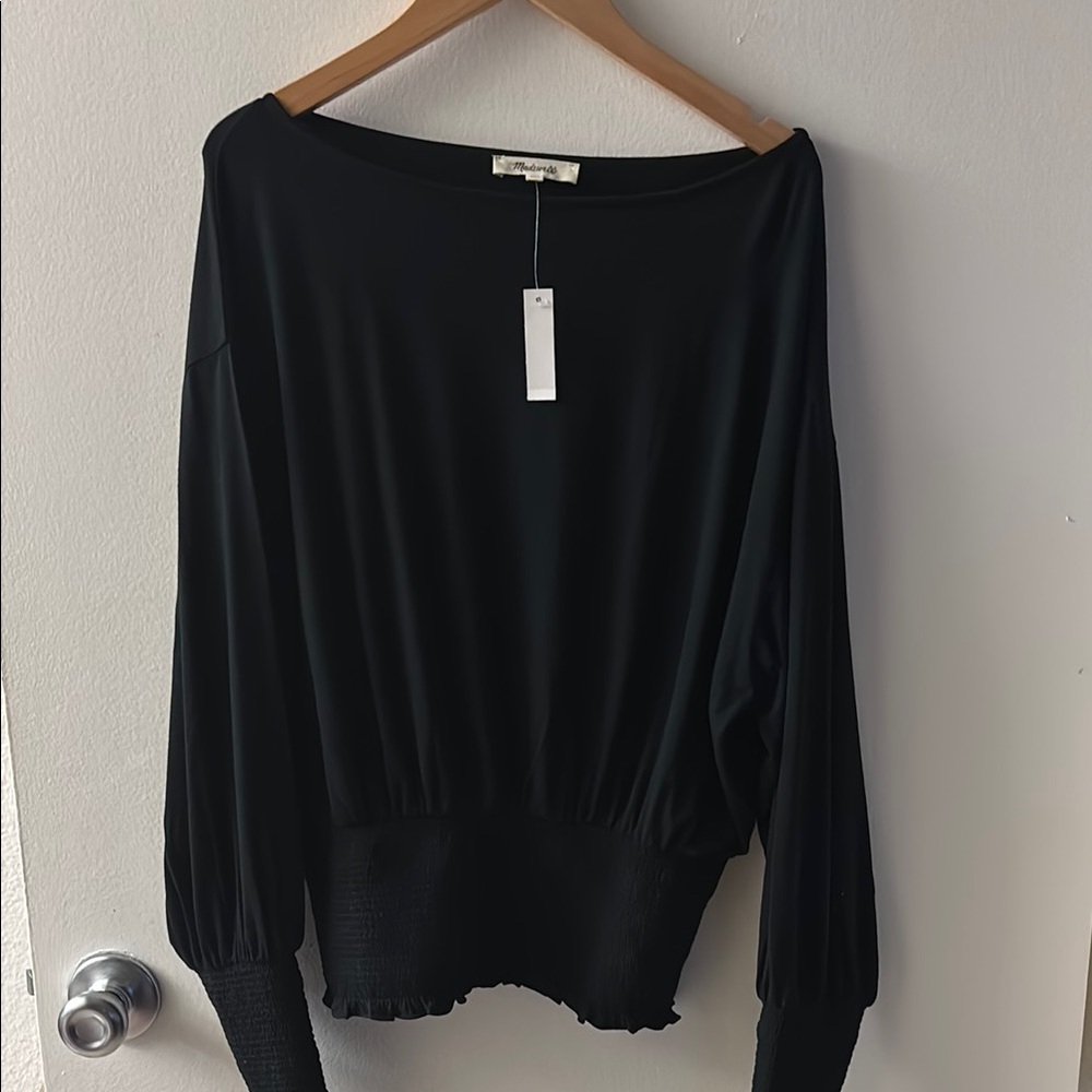Madewell Black Blouse